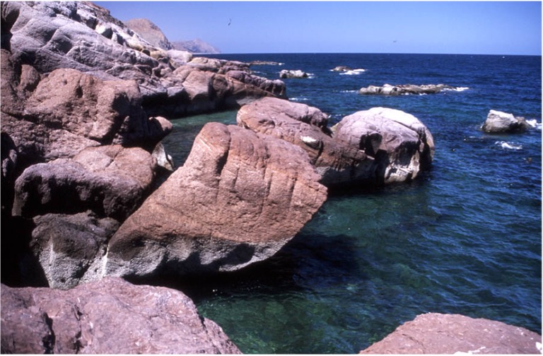 "Baja National Park", The beach was awesome, and the rock formations were just unending.